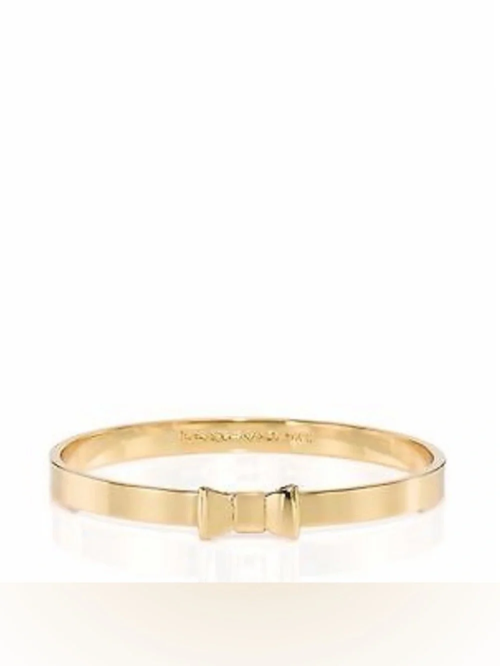 kate spade Take a Bow Gold Bow Slim Bangle Bracelet
